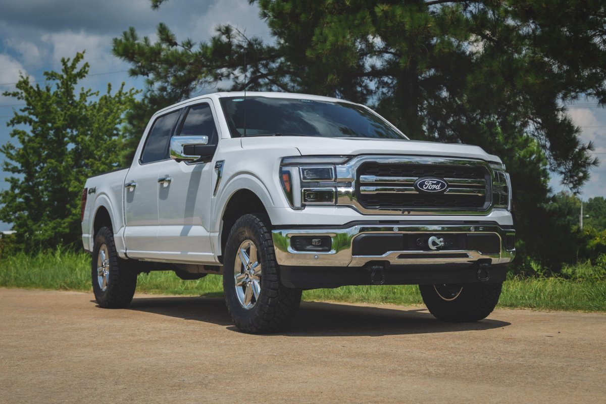 Ford F-150 Hidden Winch Mount - Rough Country - PRO12000S - '21-'25